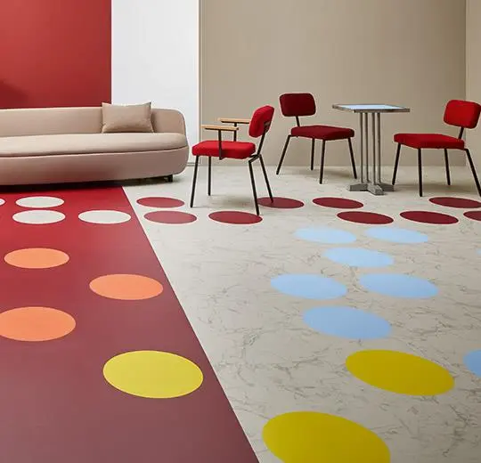 allura material – 63584DR7 mustard circle