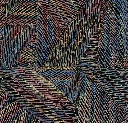 heterojen vinil designers/artist koleksiyonu – 340005E Patchwork carboncillo