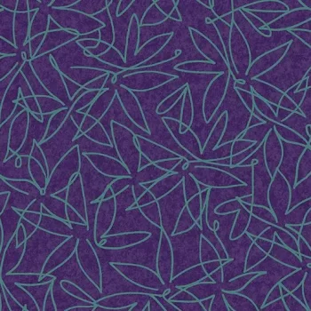 heterojen vinil floral – 500017E Field Grape
