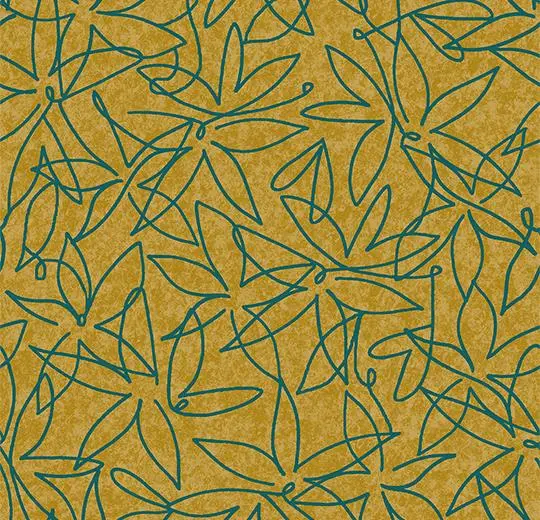 heterojen vinil floral – 500008E Field Lemon