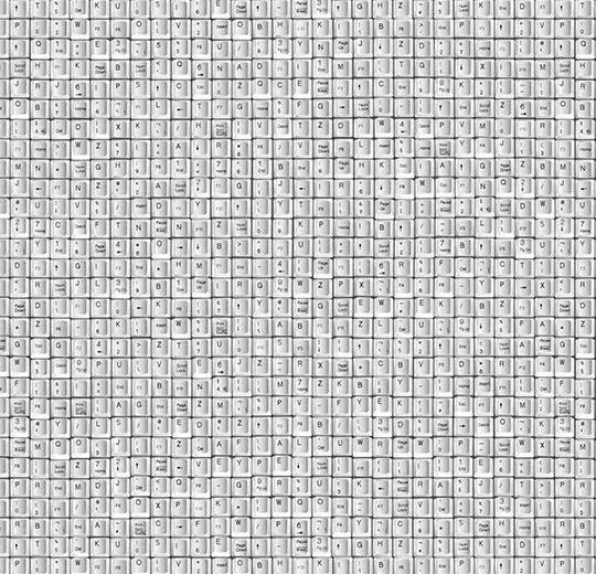 heterojen vinil small scale pattern – 000533E keyboard white