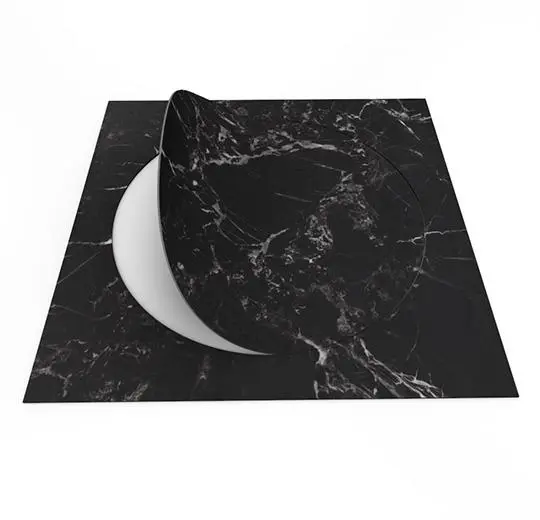 allura material – 63544DR7 black marble circle