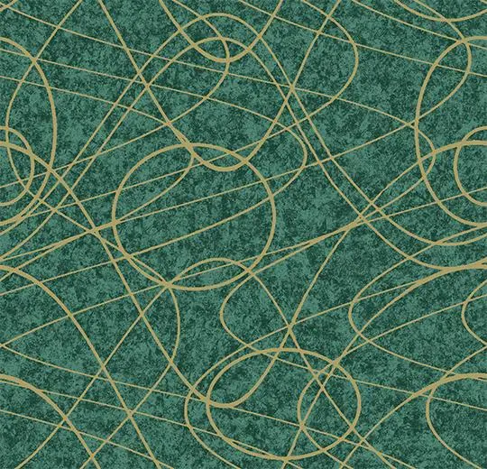 heterojen vinil geometric/graphic – 780006E Swirl Jade