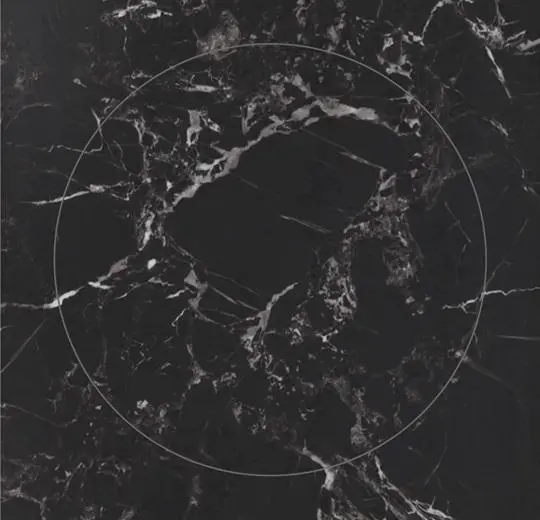 allura material – 63544DR7 black marble circle