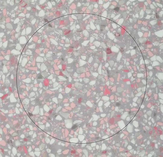 allura material – 63588DR7 pink terrazzo circle
