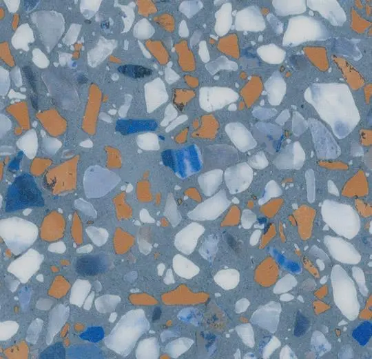heterojen vinil stone/ceramic/concrete – 63492CDE blue terrazzo
