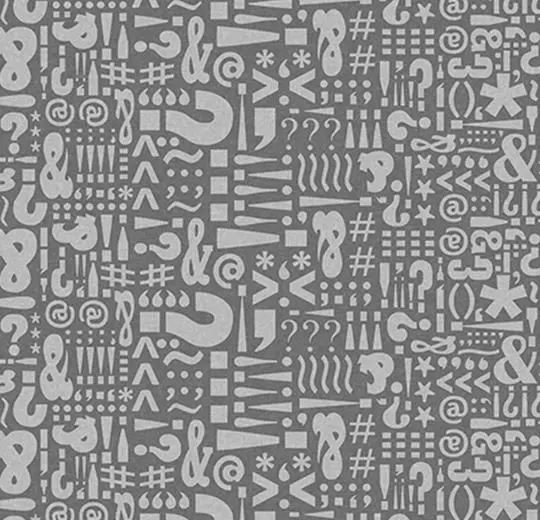 heterojen vinil geometric/graphic – 920009E Text Zinc