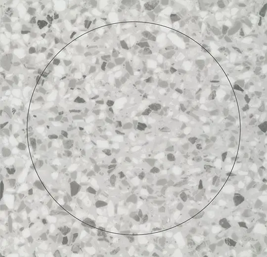 allura material – 63586DR7 grey terrazzo circle