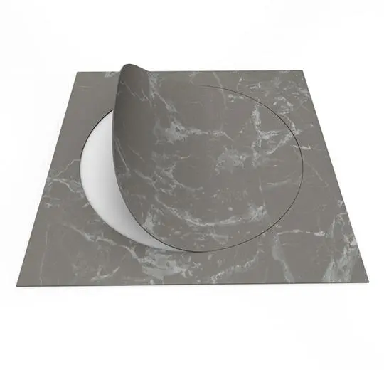 allura material – 63552DR7 grey marble circle