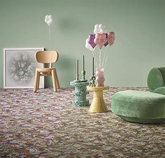 heterojen vinil floral – 270007E Meadow field spring