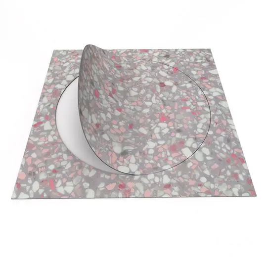 allura material – 63588DR7 pink terrazzo circle