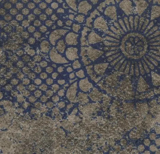 heterojen vinil floral – 230003E Heritage Faded Sapphire