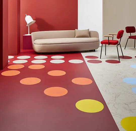 allura material – 63574DR7 pink coral circle
